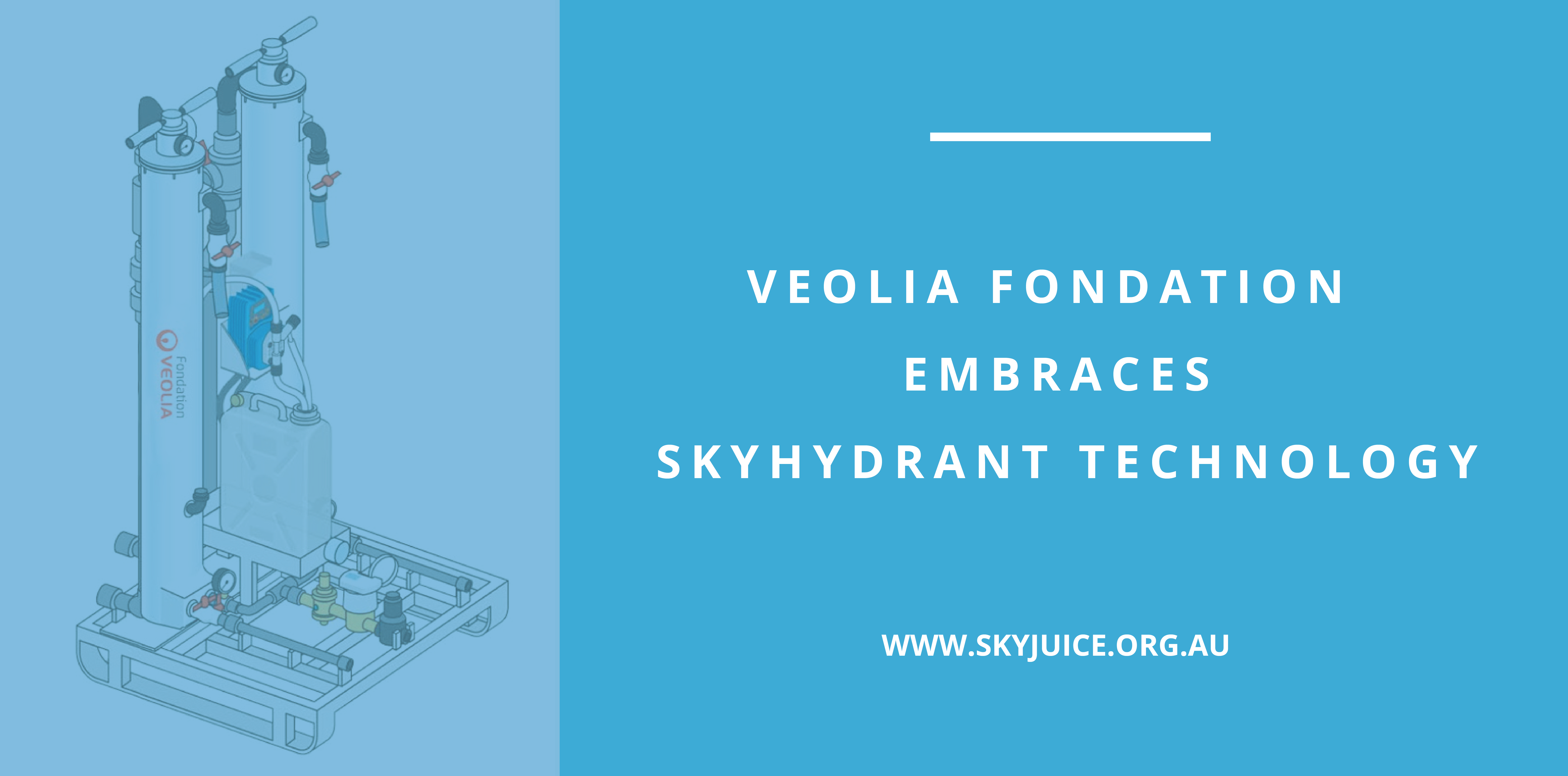 Read more about the article Veolia Fondation embraces SkyHydrant technology