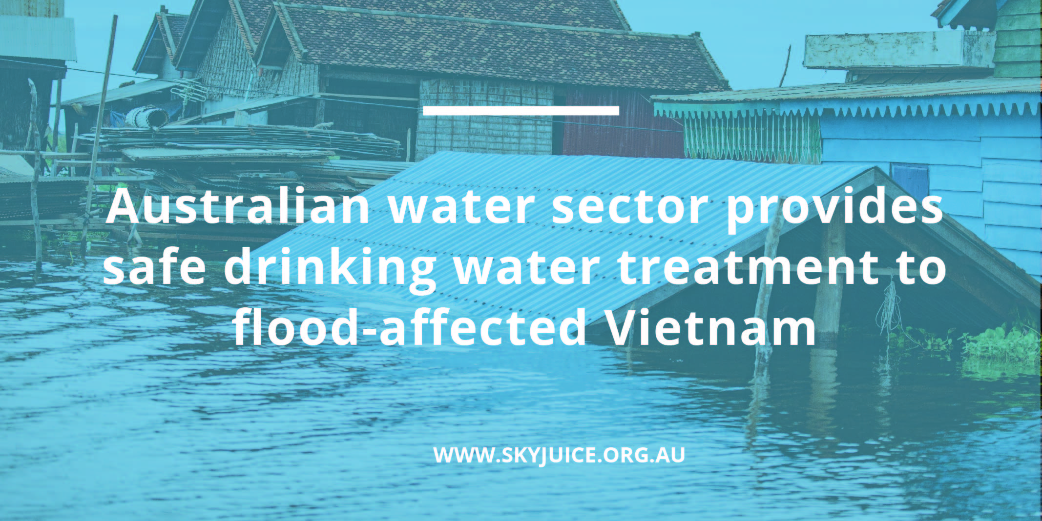 Read more about the article MEDIA RELEASE – Australian water sector provides safe drinking water treatment to flood-affected Vietnam