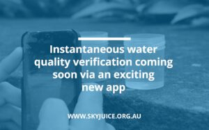 Read more about the article Instantaneous water quality verification coming soon via an exciting new app
